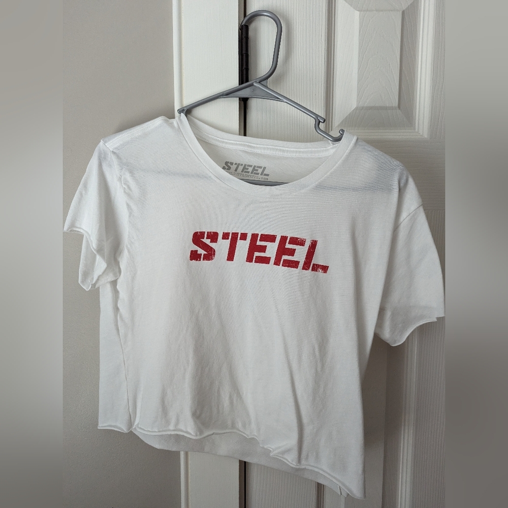 Brand new Steel crop shirt